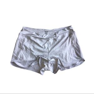 Reebok Running Short Women’s XL Wicking Underwear Brief Liner Heather Grey